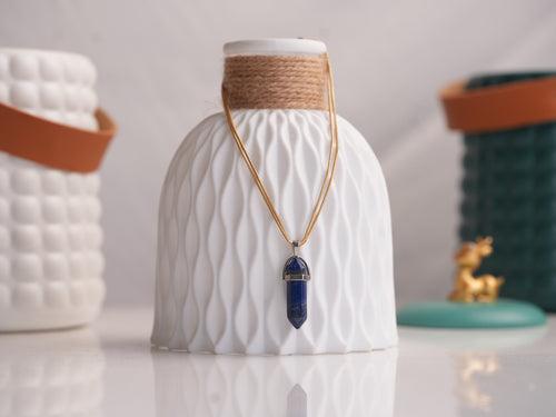 Lapis Lazuli Wand Pendant: Embrace Wisdom and Truth