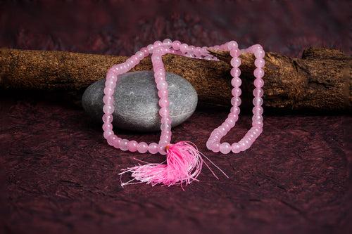 Rose Quartz Mala: Embrace Love and Compassion