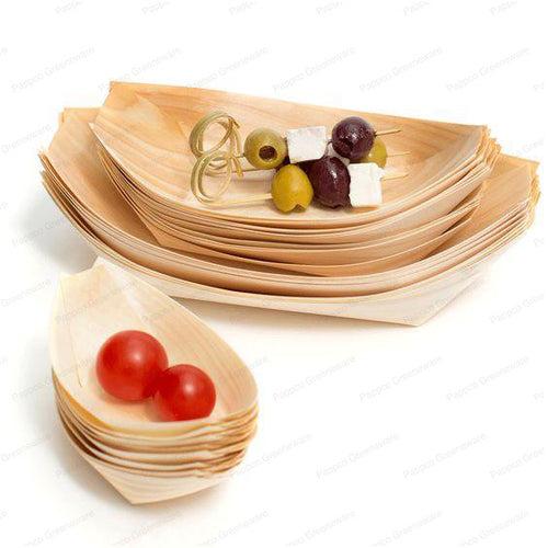 Wooden Pine Boat - 15cm