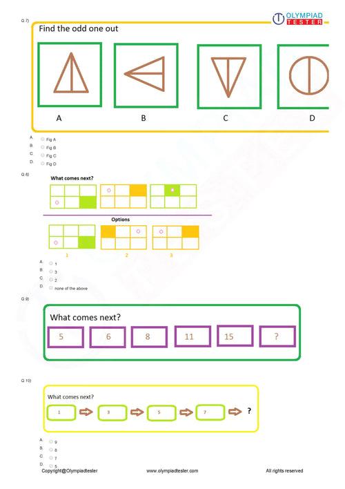 Class 3 IMO (International Maths Olympiad) Topper's guide