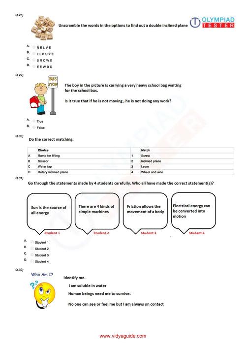 Class 4 NSO (National Science Olympiad) topper's guide