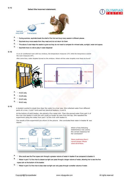 Class 5 NSO (National Science Olympiad) topper's guide