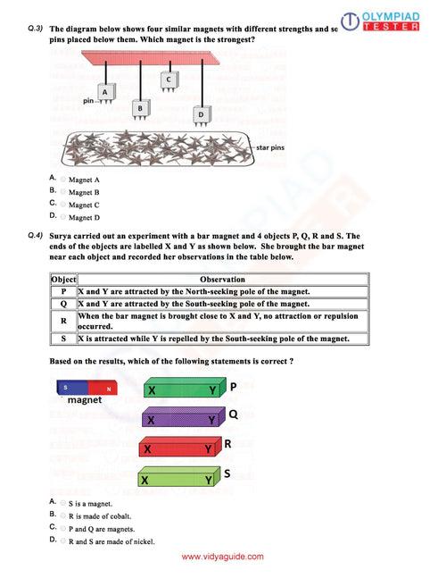 GOTAK & OCS Certification - Class 6 Science fun with magnets - Assessment 01