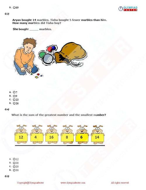 Class 1 IMO (International Maths Olympiad) Topper's guide