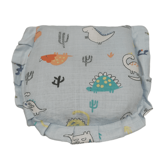 Fluff Arctic Organic Rai Baby Pillow Blue Printed