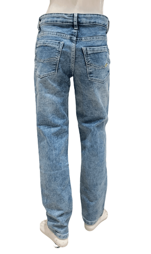 Boys Light Blue Fancy Denim Jeans