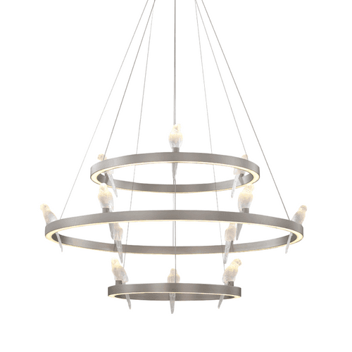 Regal Parrot Glow Two-Tier Chandelier | Ivanka Lumiere