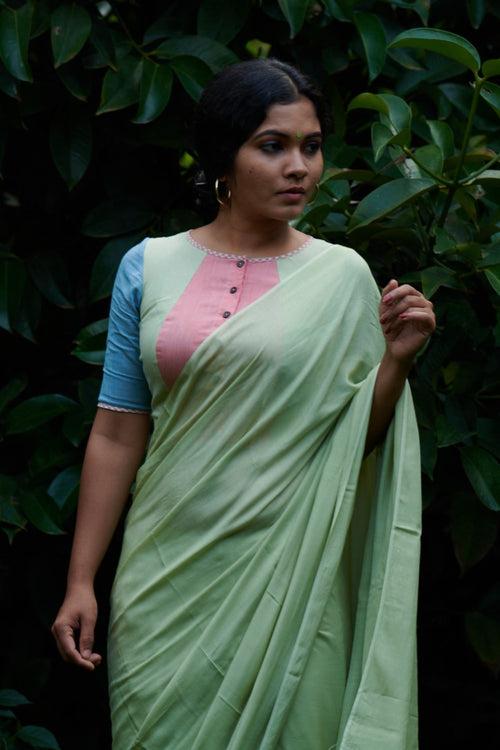 Pista Saree