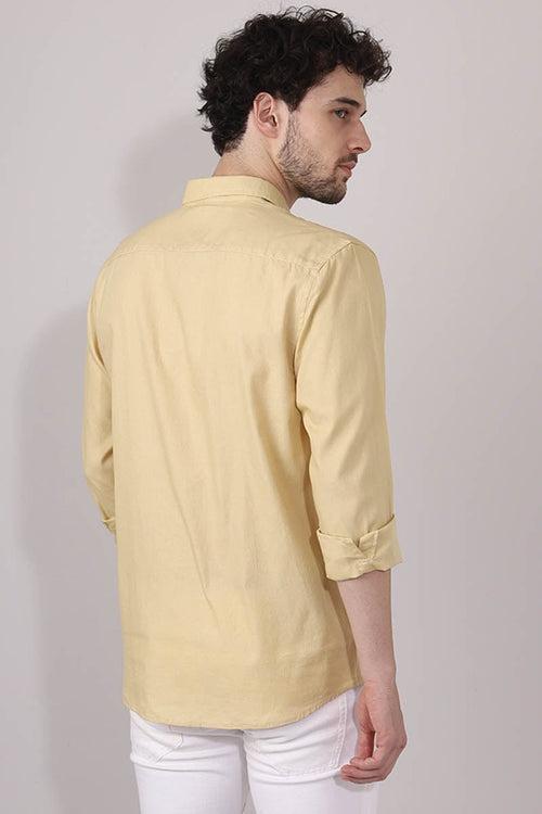 Yellow Plain Shirt