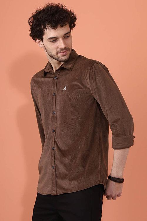 Brown Plain Shirt