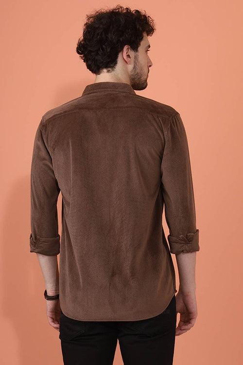 Brown Plain Shirt