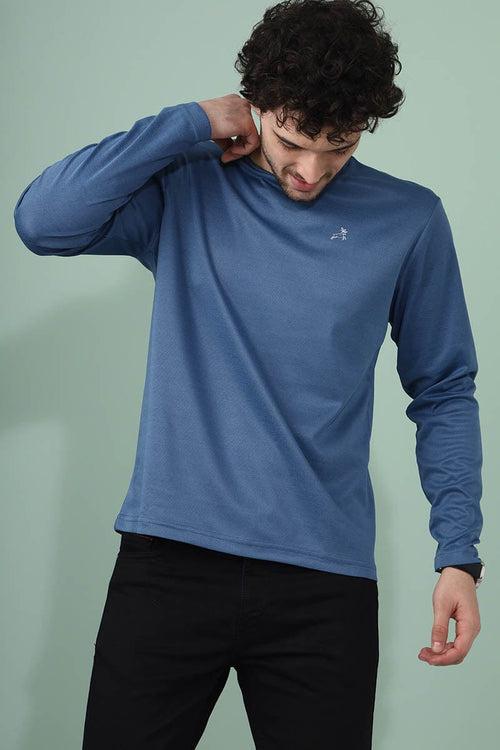 Blue Plain T-Shirt