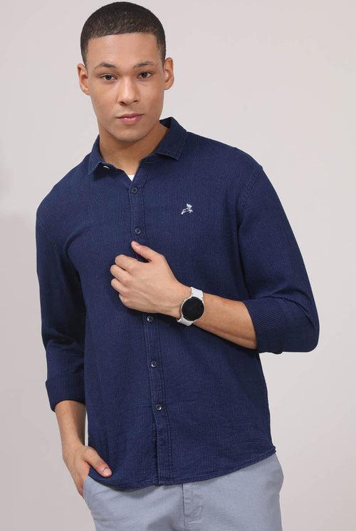 NavyBlue Plain Shirt