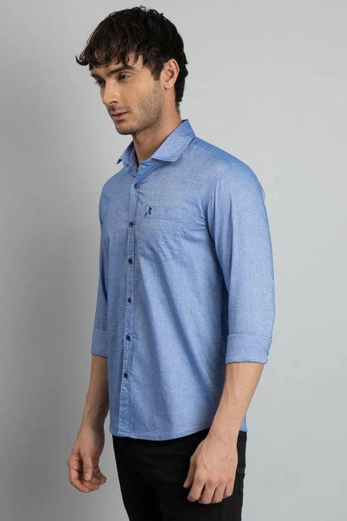 Blue Plain Shirt