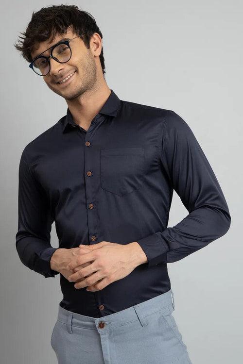 Black Plain Shirt