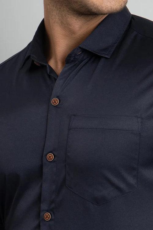 Black Plain Shirt