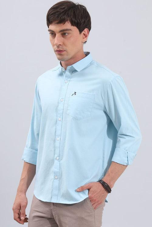 SkyBlue Plain Shirt