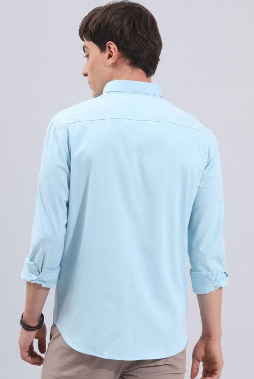 SkyBlue Plain Shirt