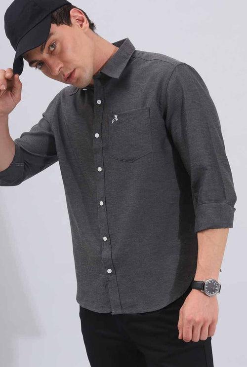 Black Plain Shirt