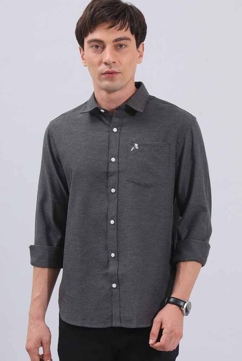 Black Plain Shirt