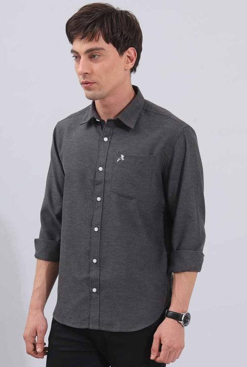 Black Plain Shirt