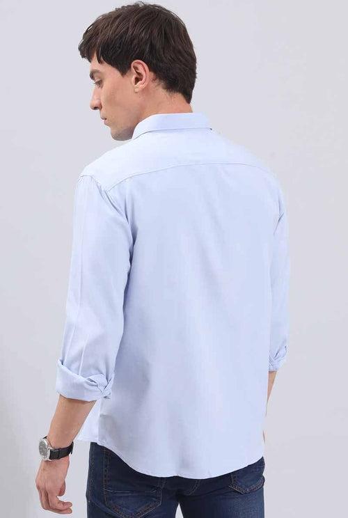 SkyBlue Plain Shirt