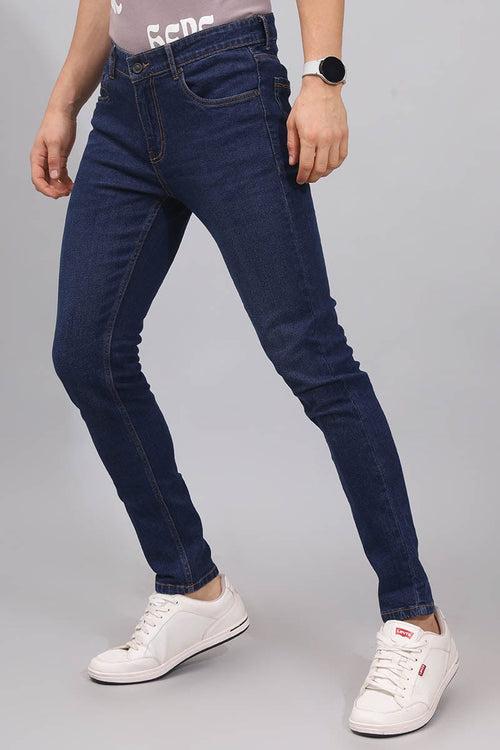 Blue Plain Jeans