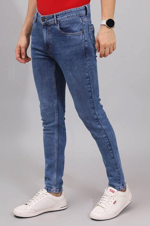 Blue Plain Jeans