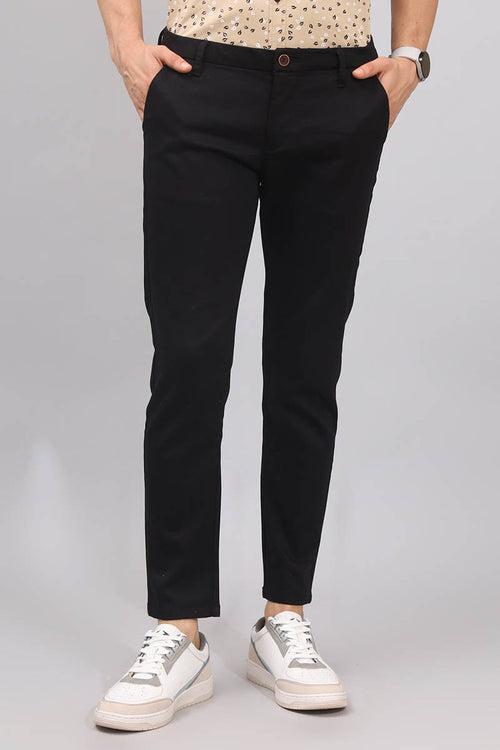 Black Plain Trouser