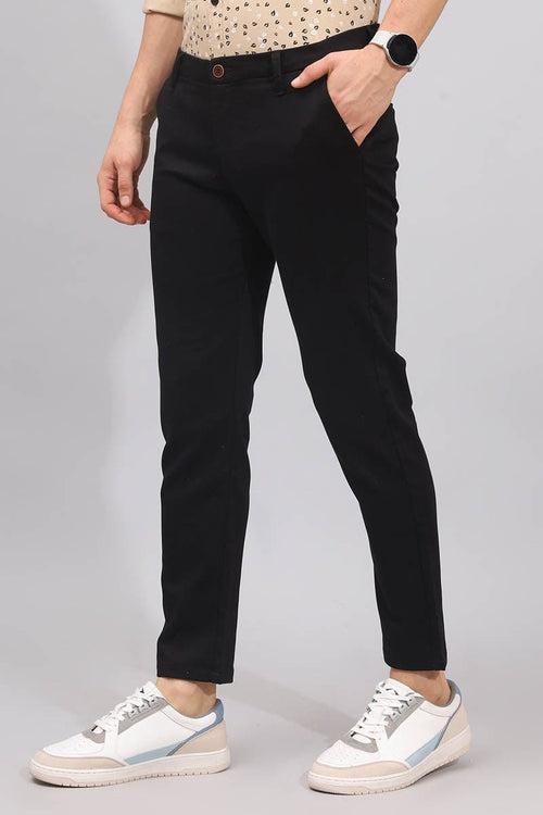 Black Plain Trouser