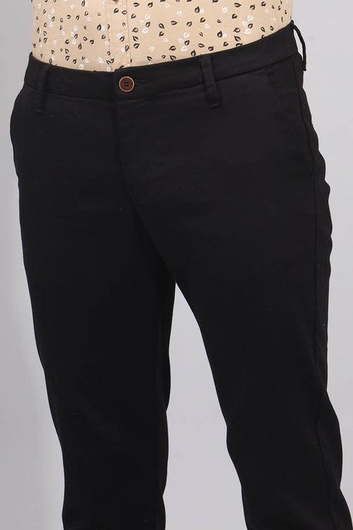 Black Plain Trouser