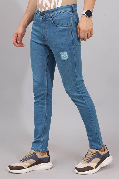 Blue Plain Jeans