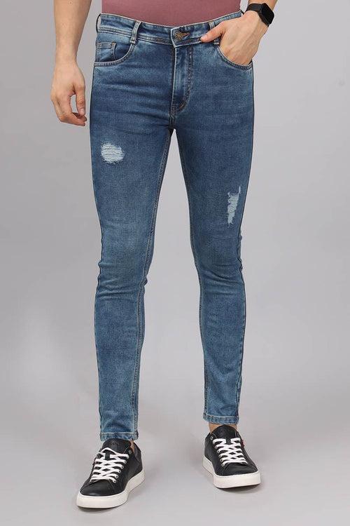 Blue Plain Jeans