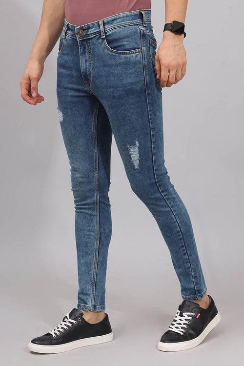 Blue Plain Jeans