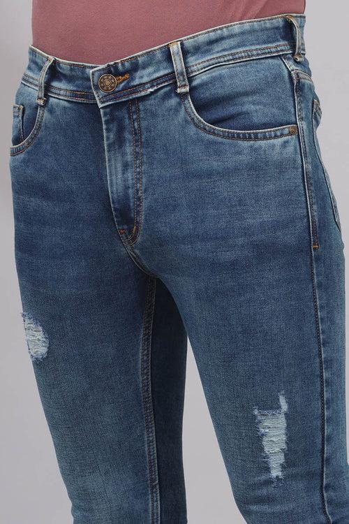 Blue Plain Jeans