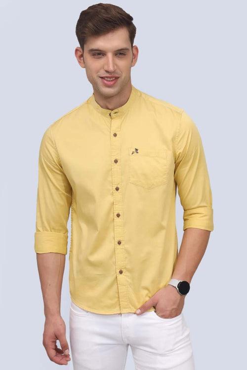 Yellow Plain Shirt