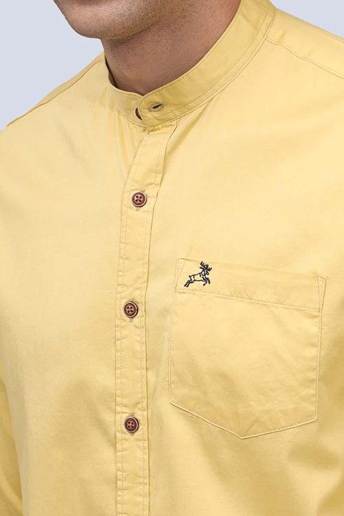 Yellow Plain Shirt