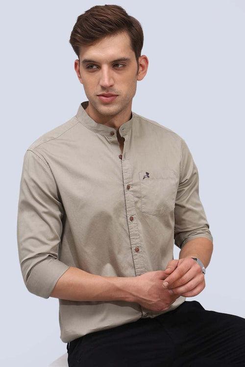 Brown Plain Shirt