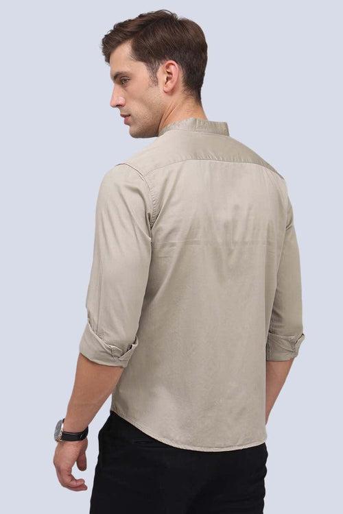 Brown Plain Shirt