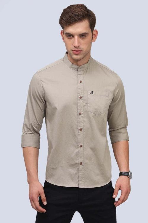 Brown Plain Shirt