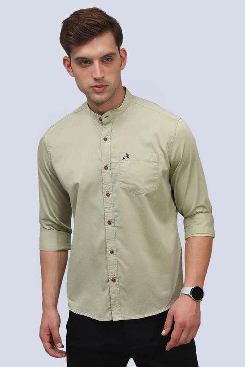 Green Plain Shirt