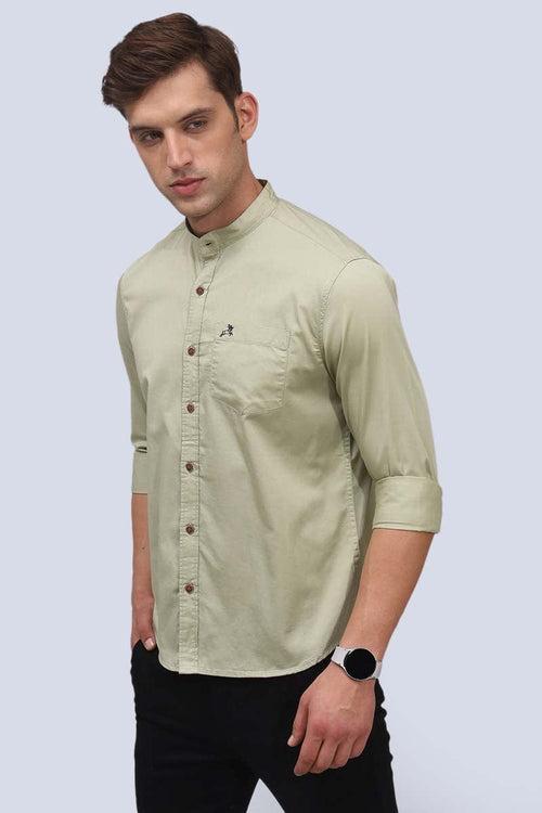 Green Plain Shirt