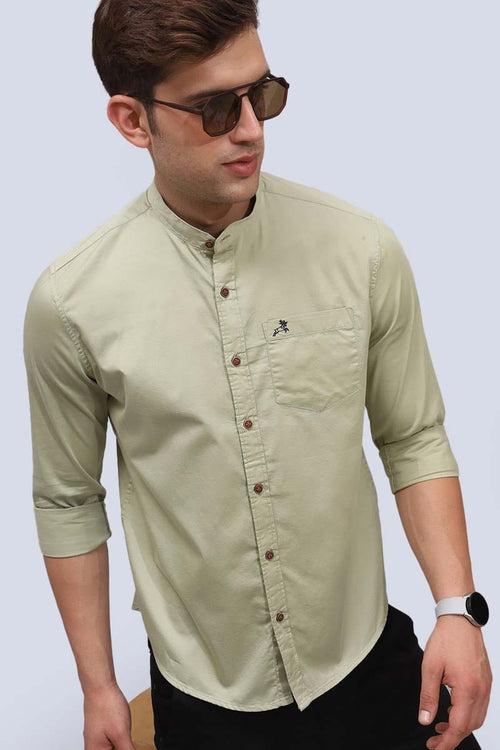 Green Plain Shirt