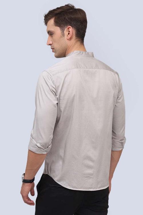 Grey Plain Shirt