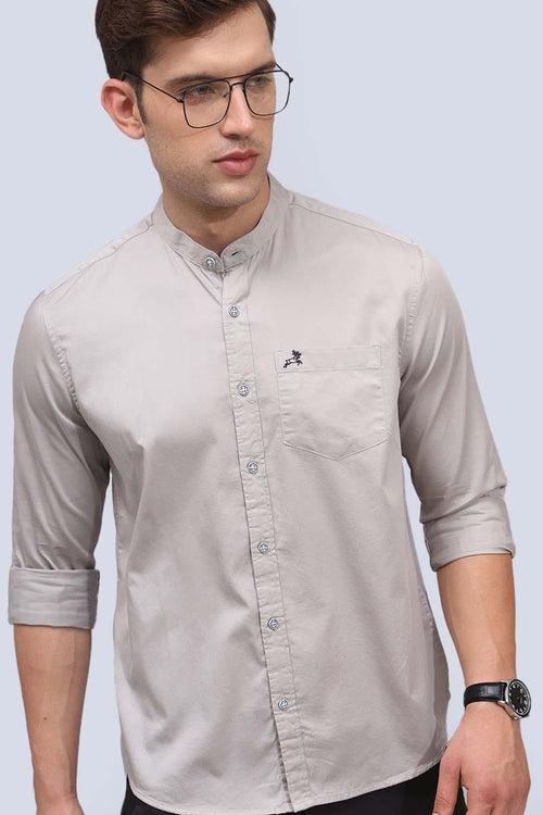 Grey Plain Shirt