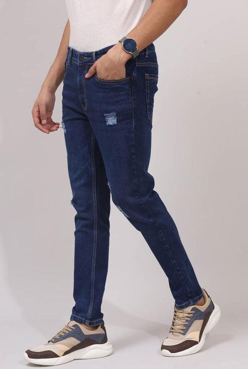 Blue Plain Jeans