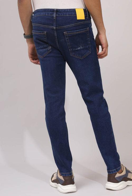 Blue Plain Jeans