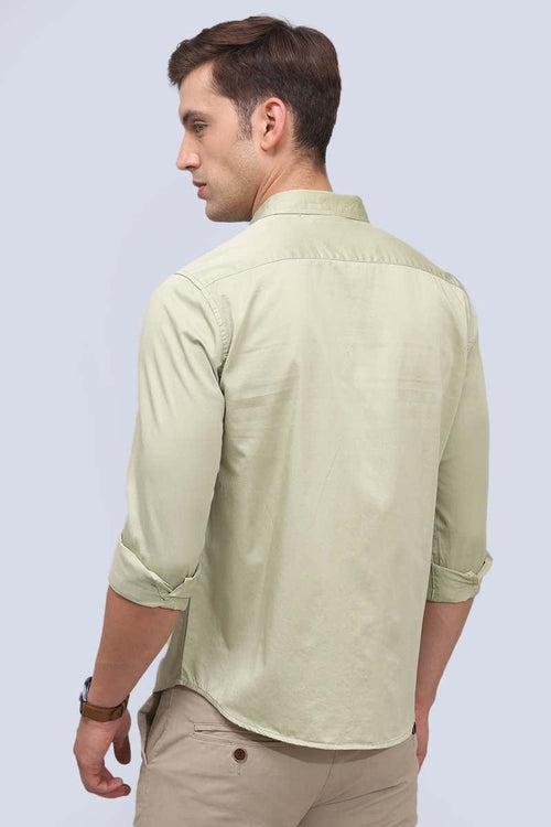 Green Plain Shirt