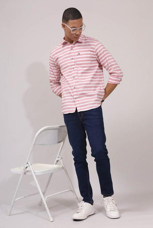 Red Stripes Shirt