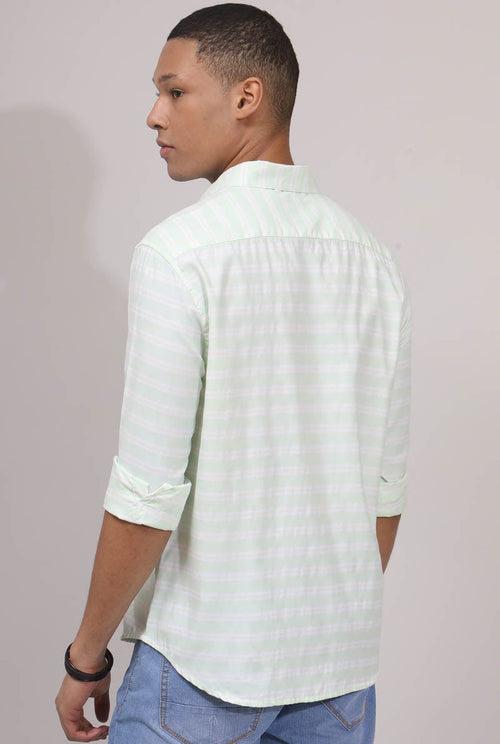 Green Stripes Shirt